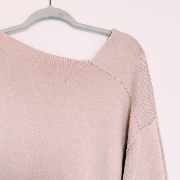 Free People Asymmetric Blush Knitwear Sweater - Picture 3 of 11